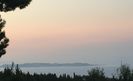 Sunset view to Corfu