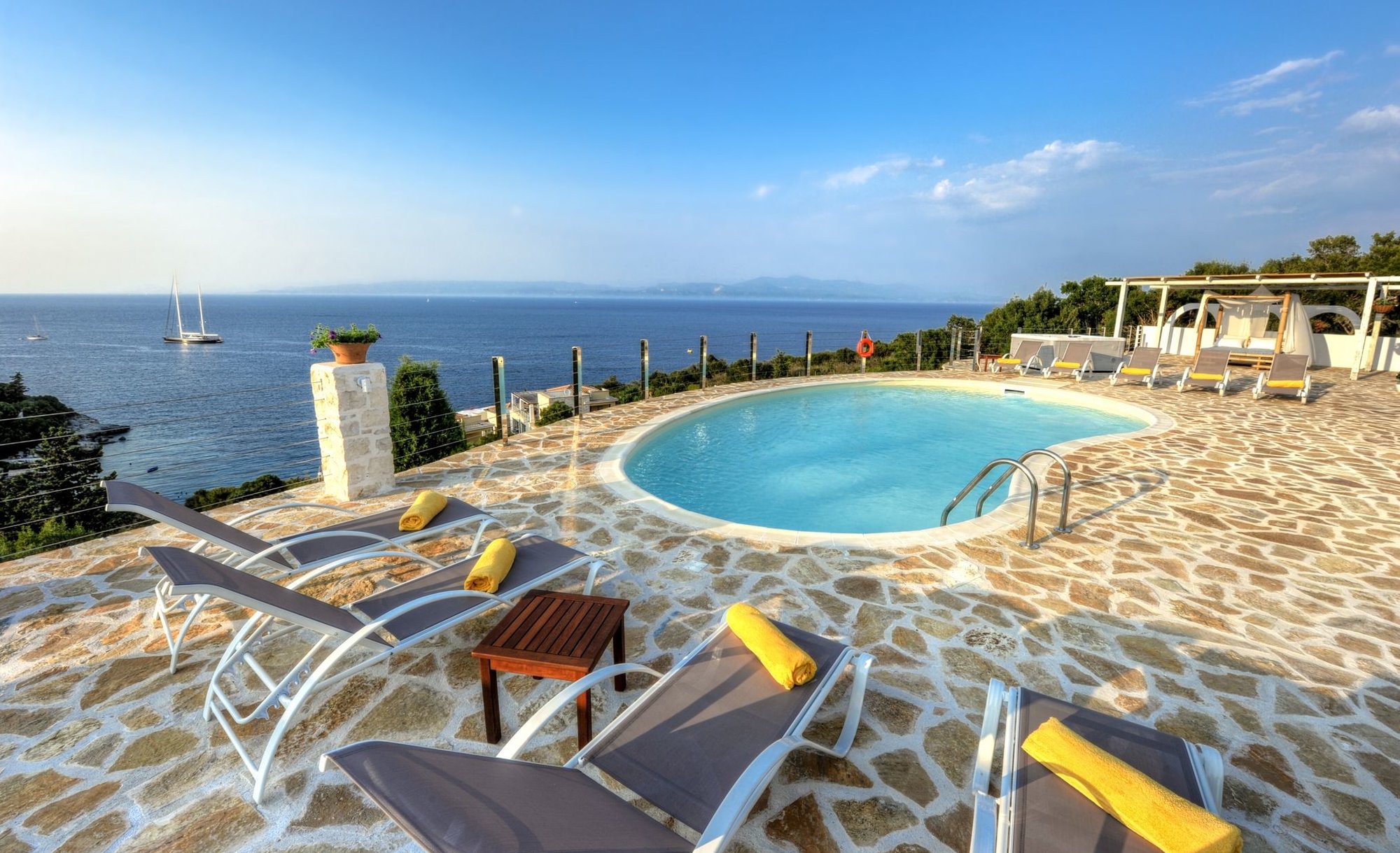 Athanasia's pool terrace