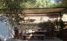 Olive grove dining terrace